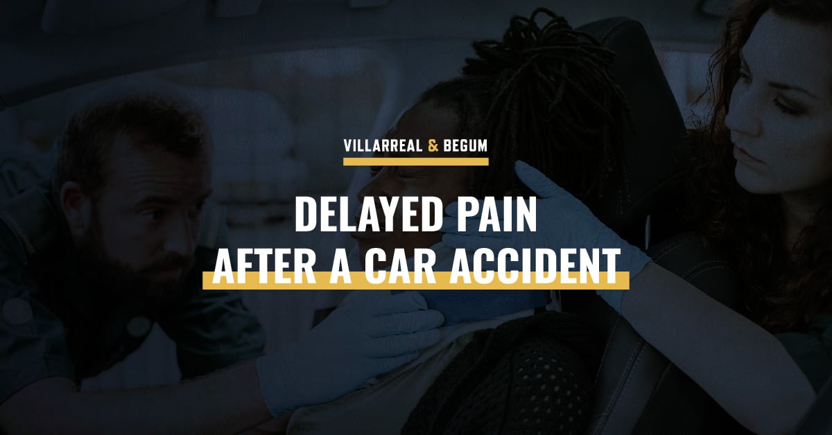 Delayed Pain After a Car Accident