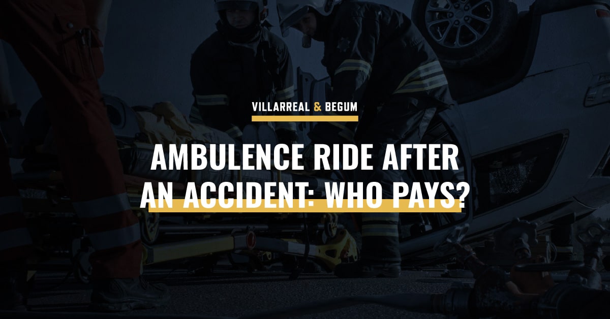Ambulence Ride After an Accident: Who Pays?